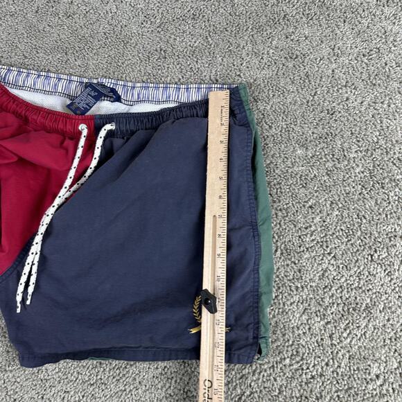 Tommy Hilfiger Swim Shorts Mens Large Sail Crest Colorblock Trunks Swimwear - Picture 6 of 10